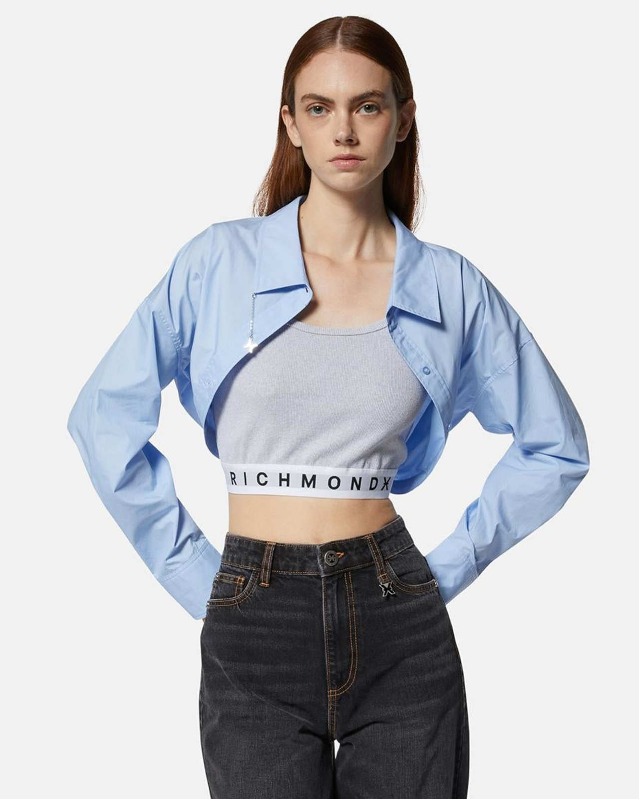 【RICHMOND X】假二件長袖襯衫