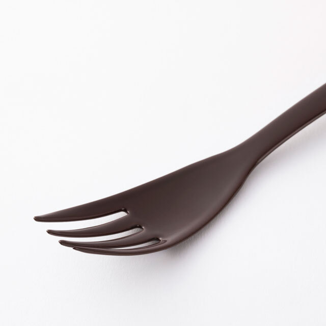 中川政七商店 - 滑順琺瑯叉 / 大 / 焦茶