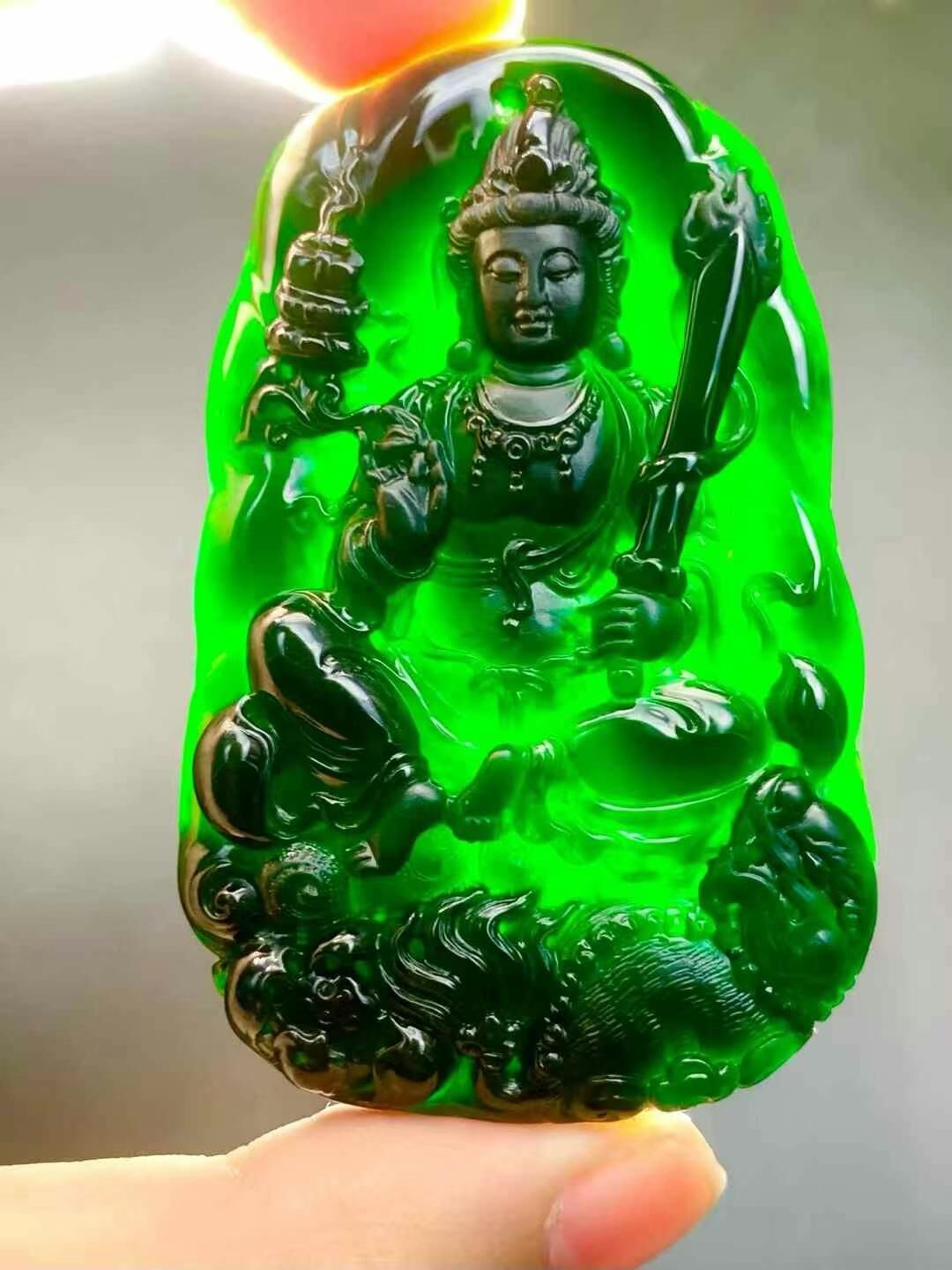 625952 墨翠文殊菩薩