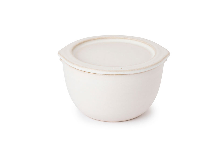 中川政七商店 - 信樂燒微波蒸碗  /  粉引  / 大