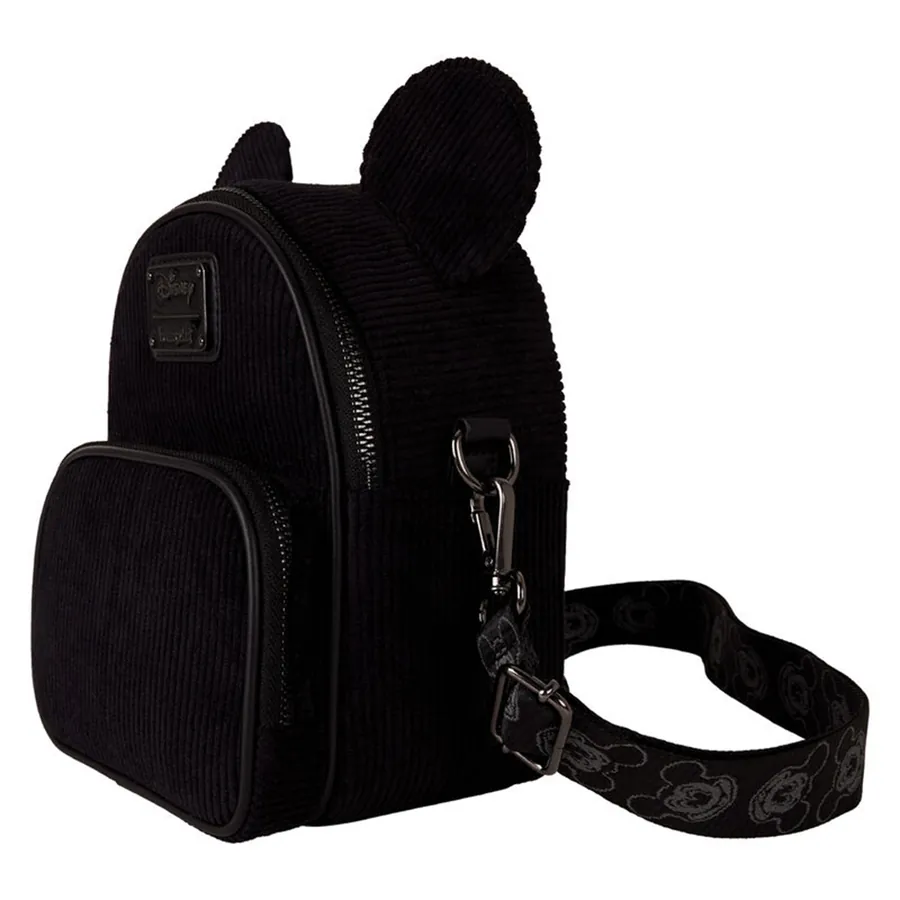 LOUNGEFLY-迪士尼 迷奇燈心絨兩用側背包 WDTB3207