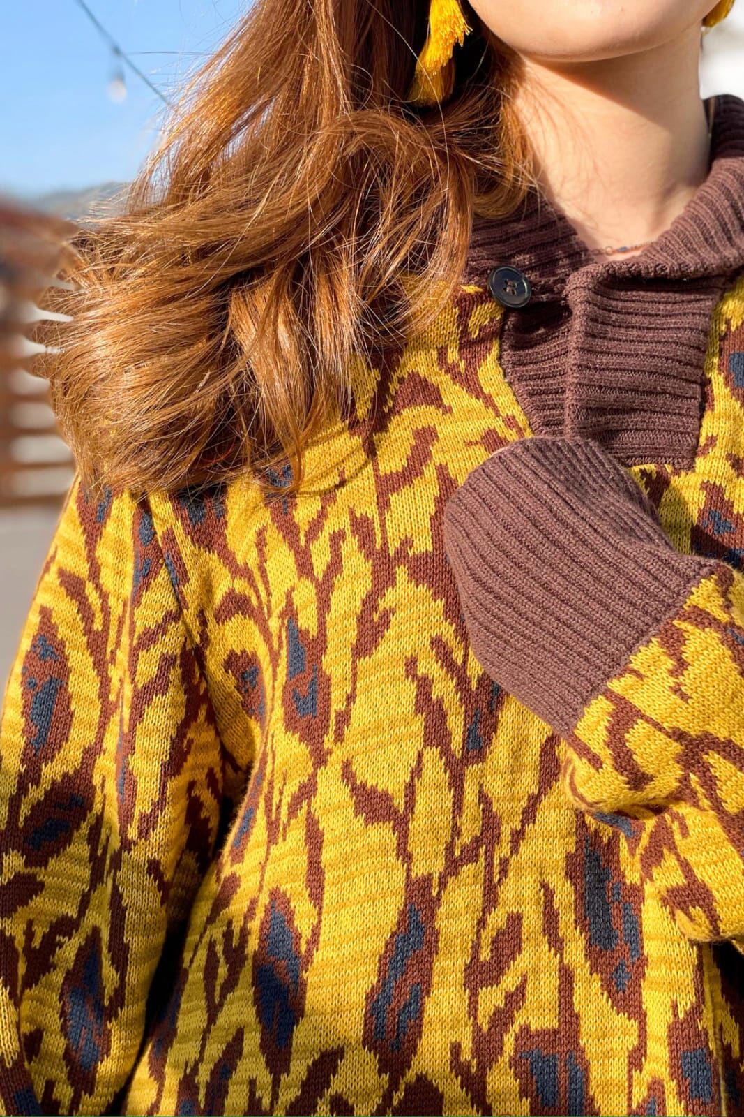 Amina 上衣 - CWH-9314 (紅色 / 黃色 / 白色)