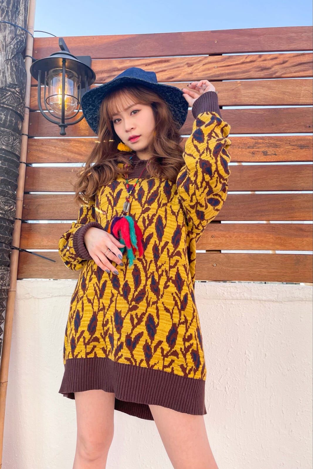 Amina Tops - CWH-9314 (Red / Yellow / White)