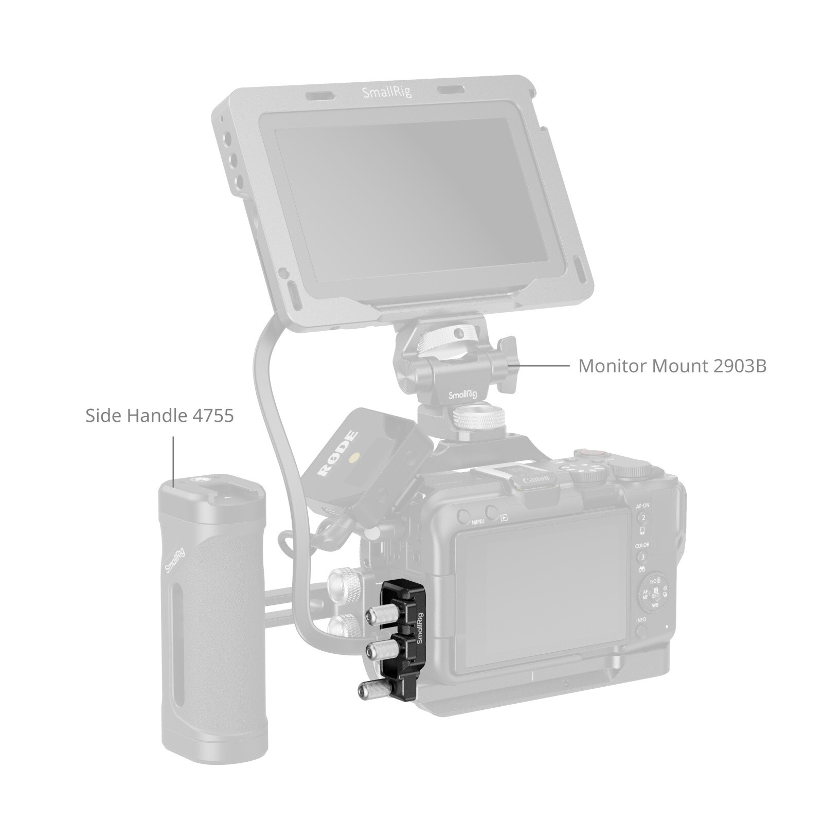 SmallRig 5534 HDMI / USB-C Cable Cage Clamp - Rainbow