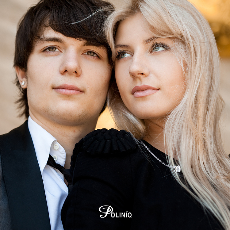 925純銀「愛情來了」晶鑽項墜+贈白鋼項鍊(16吋)-ADSNP0153