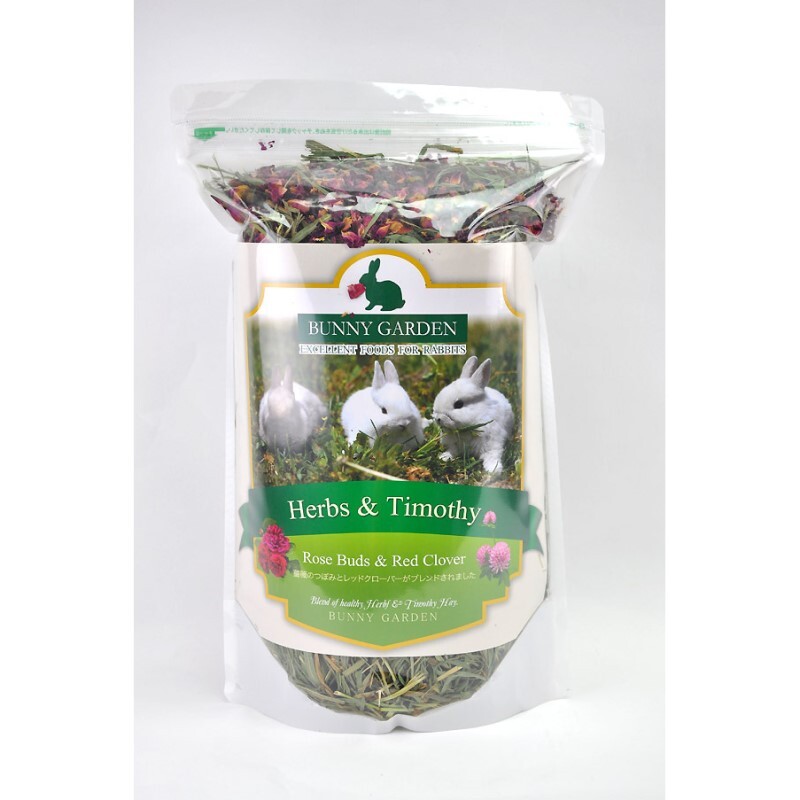 Bunny Garden 香草混合 (玫瑰花及紅花苜蓿) - 200g
