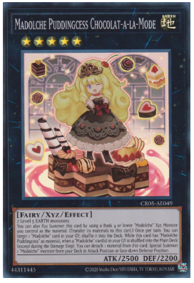 CR05-AE049 Madolche Puddingcess Chocolat-a-la-Mode (SR)