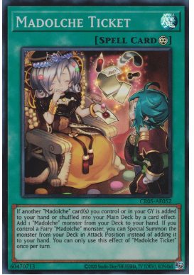 CR05-AE052 Madolche Ticket (SR)