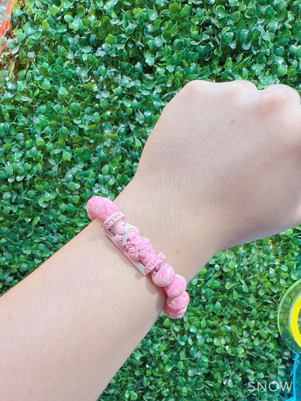 古巴傑士納 供請 蝶王粉香魅力手鍊 #一條 B202507