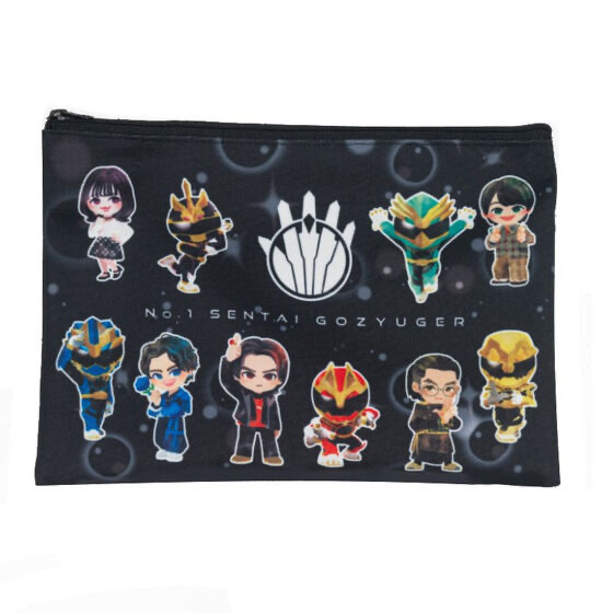 233351 Pbandai 預訂 2025/8月 ナンバーワン戦隊ゴジュウジャー　デフォルメ　ポーチ（ブラック）