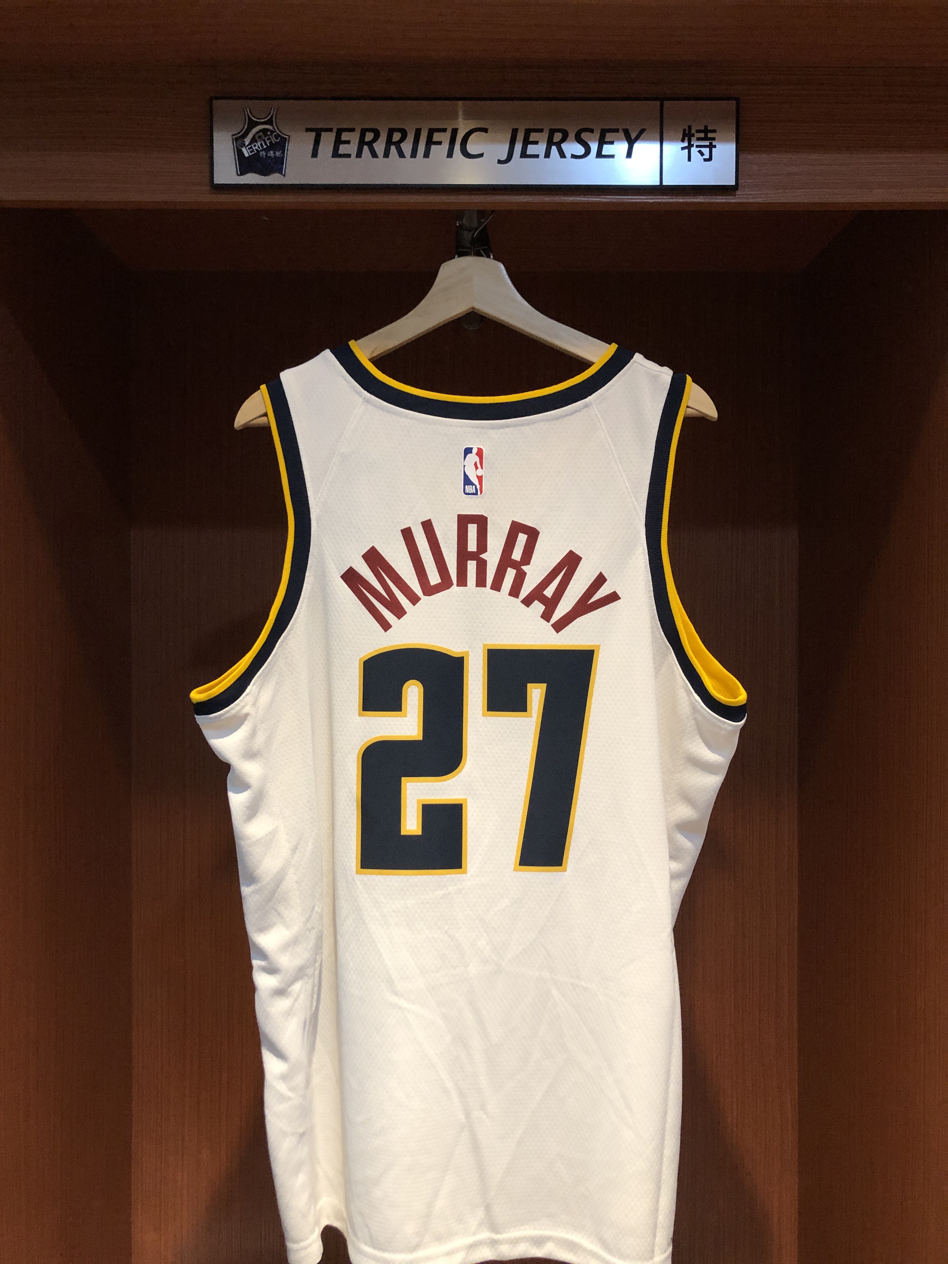 NBA球衣 Jamal Murray 丹佛金塊白 Association Nike Swingman 球迷版 熱轉印 全新