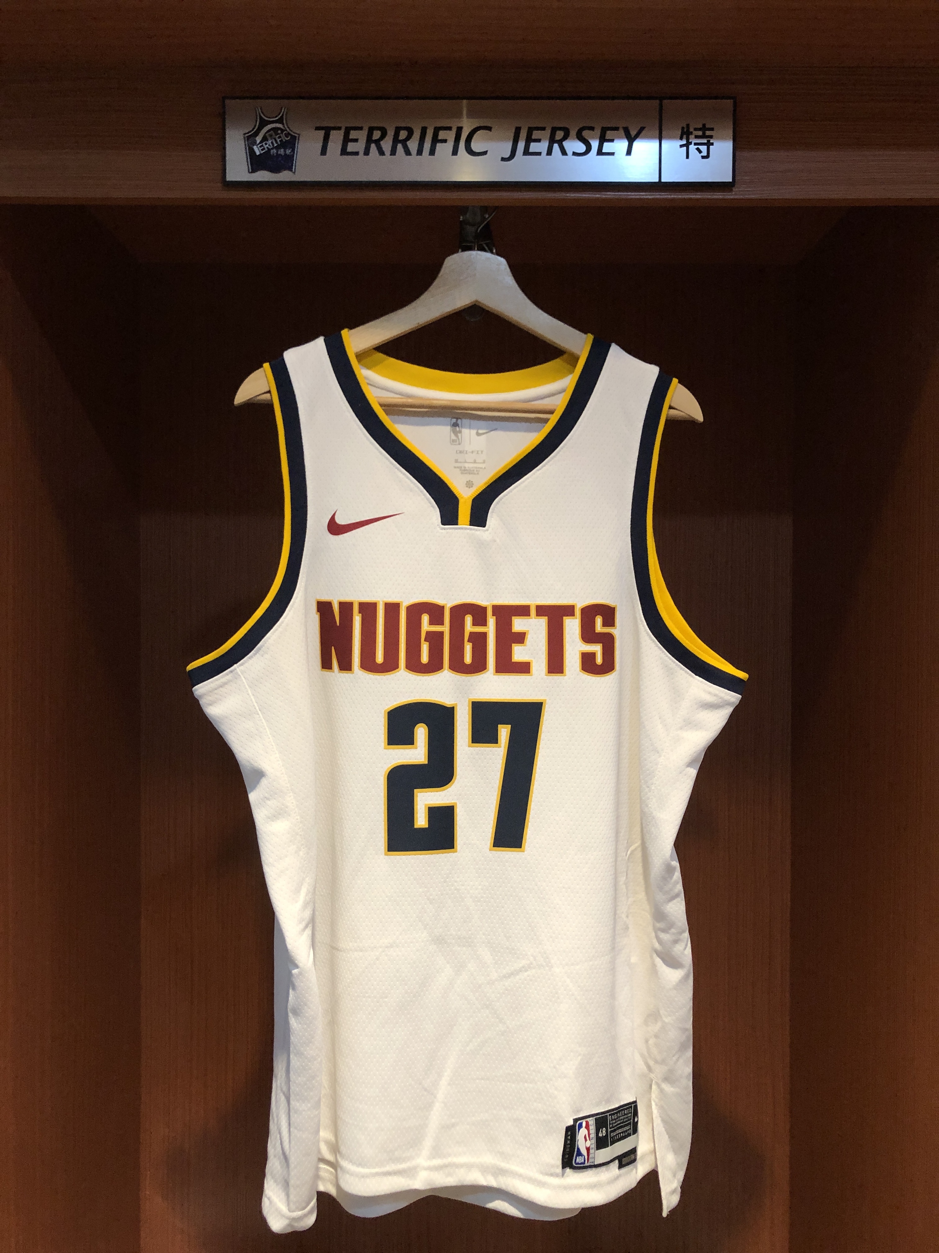 NBA球衣 Jamal Murray 丹佛金塊白 Association Nike Swingman 球迷版 熱轉印 全新