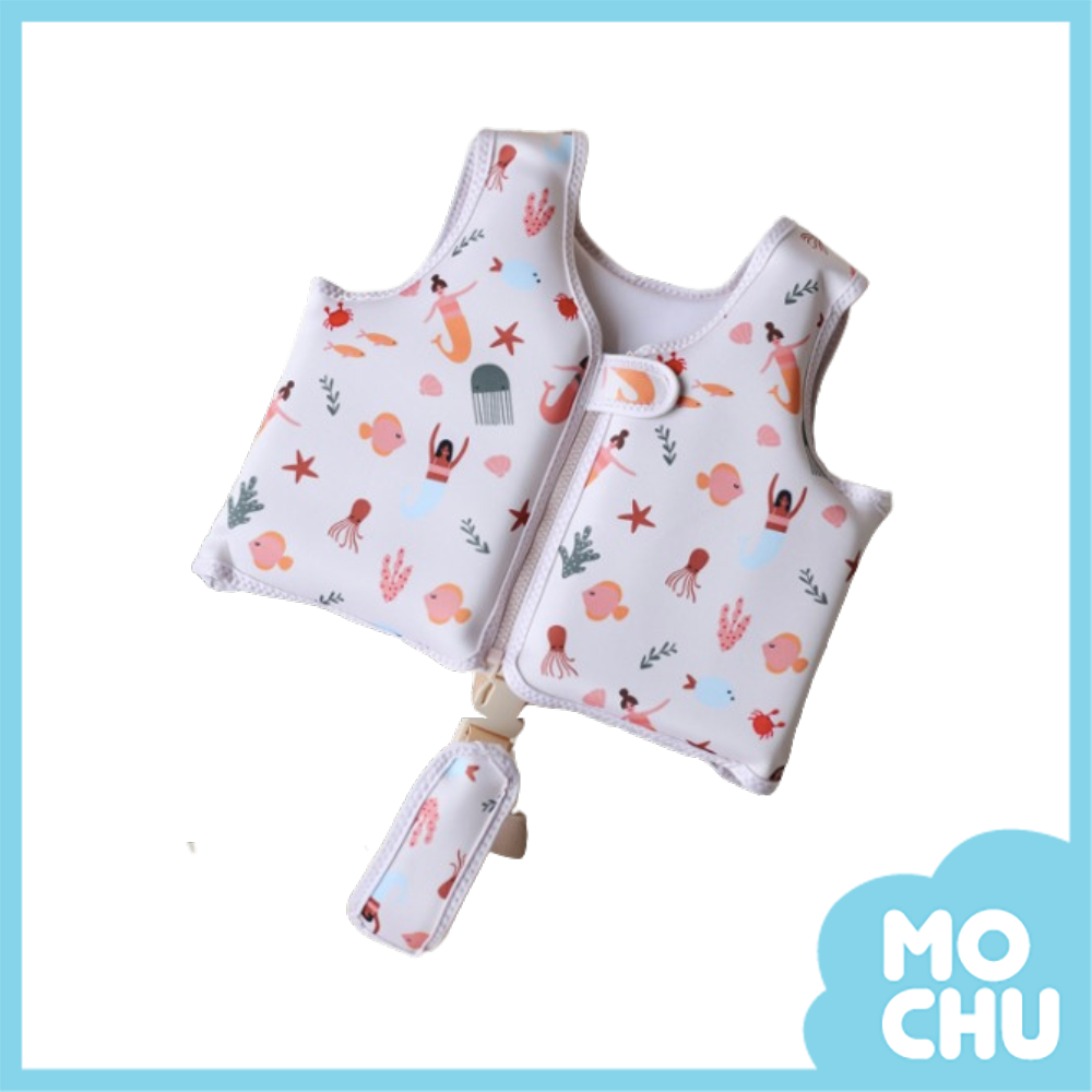 美人魚免充氣兒童浮力背心