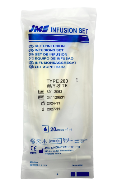 日本 JMS Infusion Set 皮下水輸液喉 (Type 200) [801-2062]