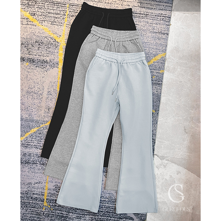 L25 現貨「太空高磅喇叭褲」