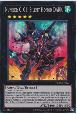 CR05-AE096 Number C101: Silent Honor DARK (SR)