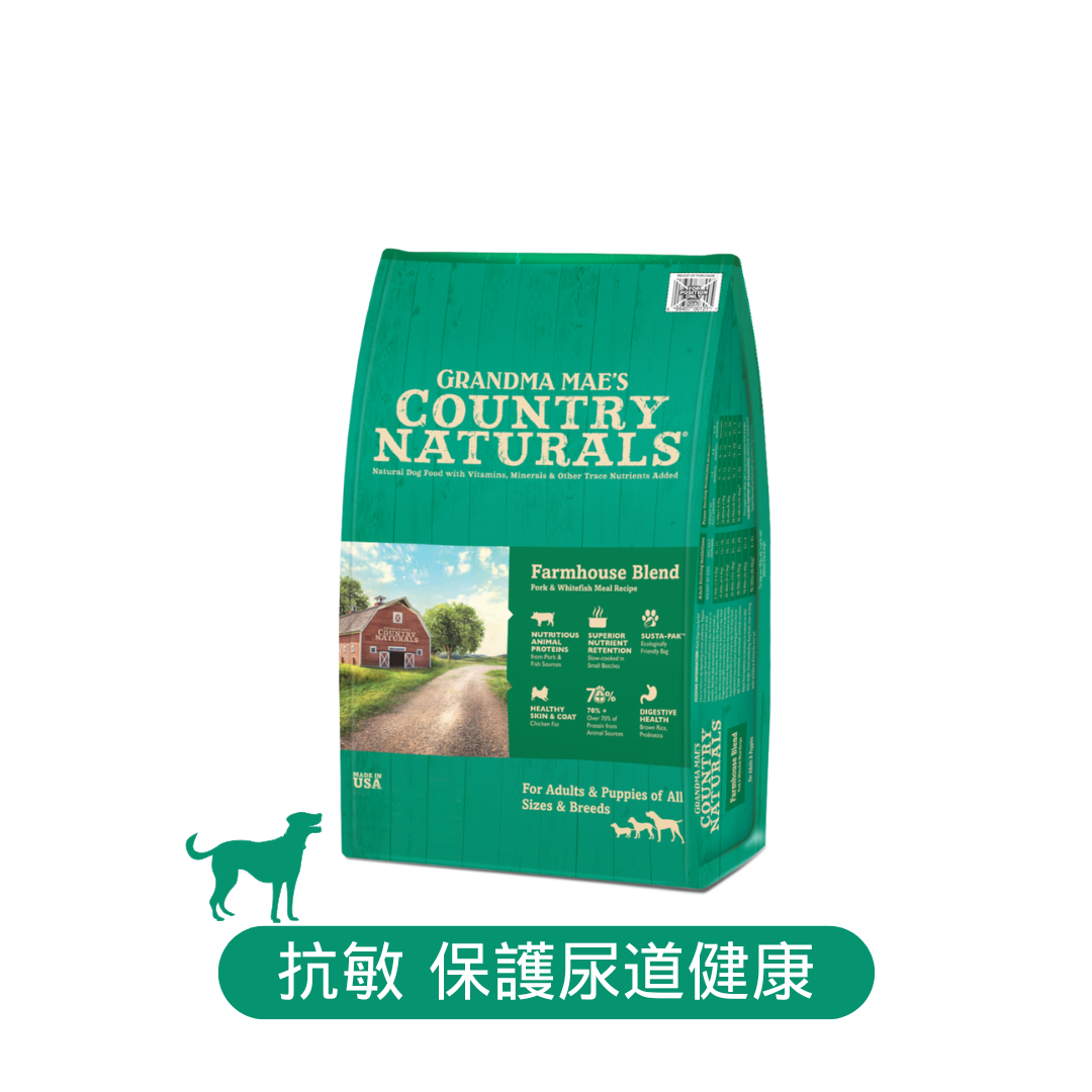 Country Naturals 燕麥狗糧 白鮭魚尿道保護配方