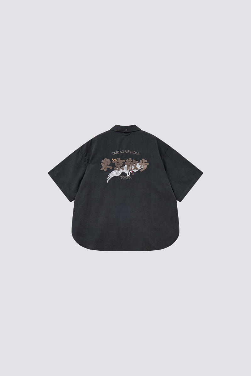Taking a stroll in Tokyo Shirt｜Grey｜Hong Kong Original Design