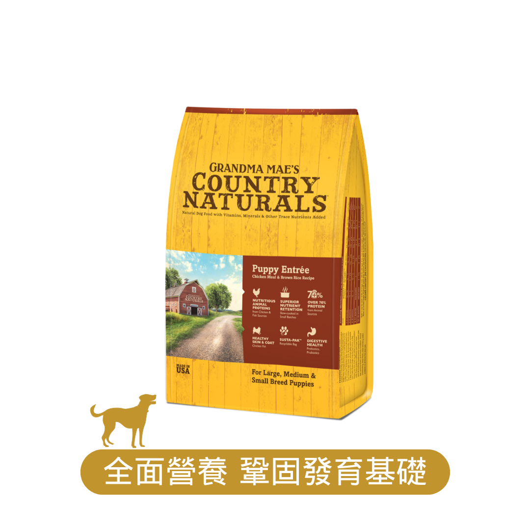 Country Naturals 燕麥狗糧 雞肉幼犬營養配方