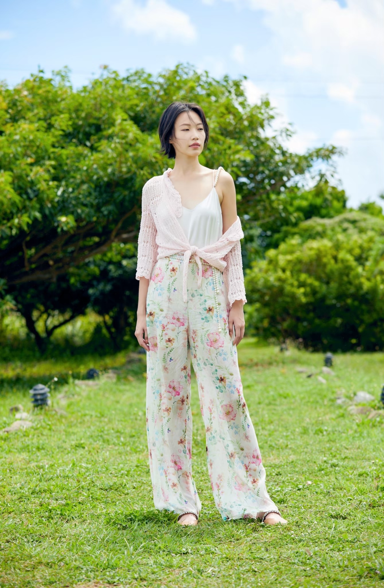 BC1EA027B1薇薇安花園微透膚長褲