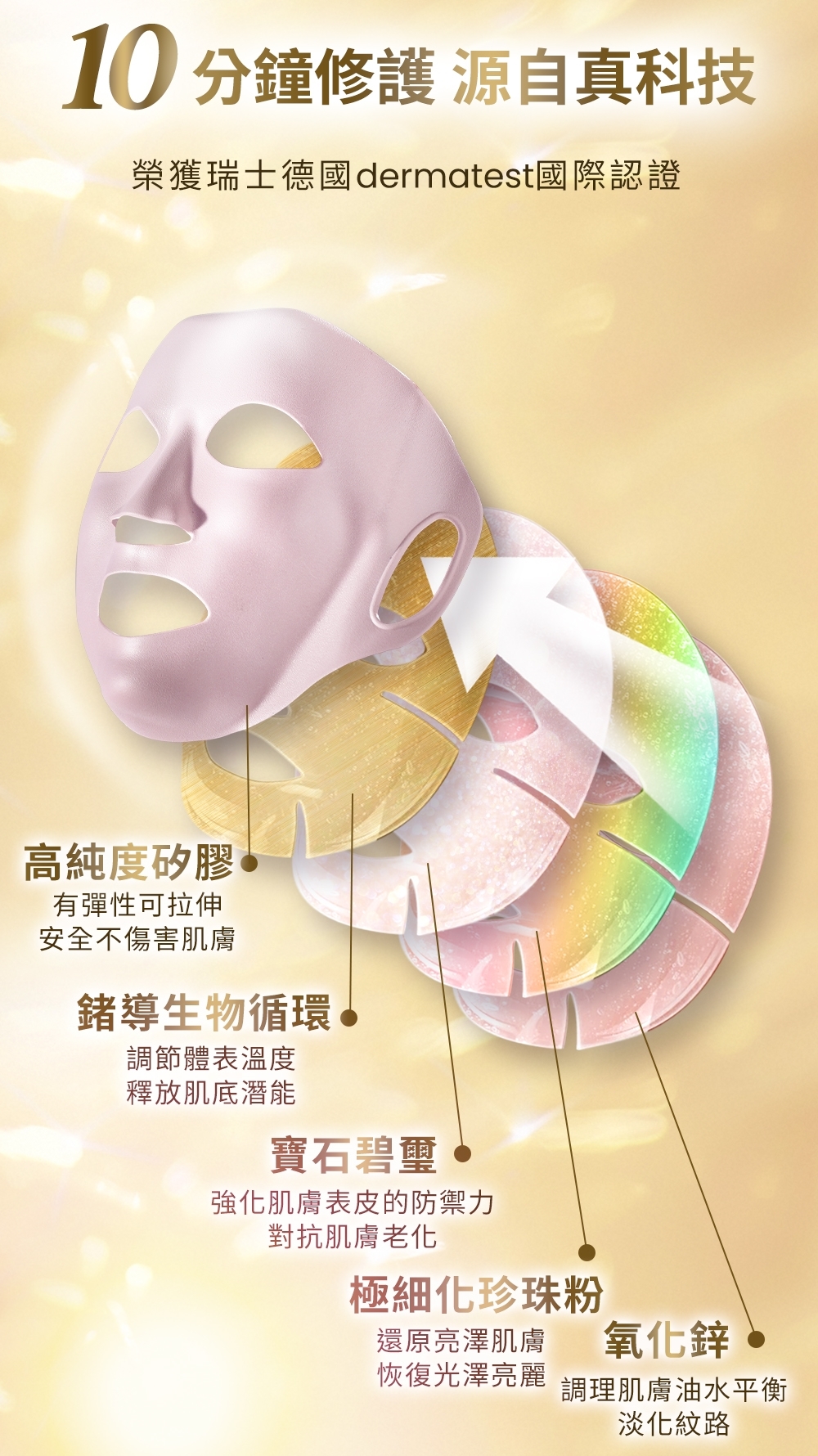 JS雅司肌因｜碧璽鍺面膜