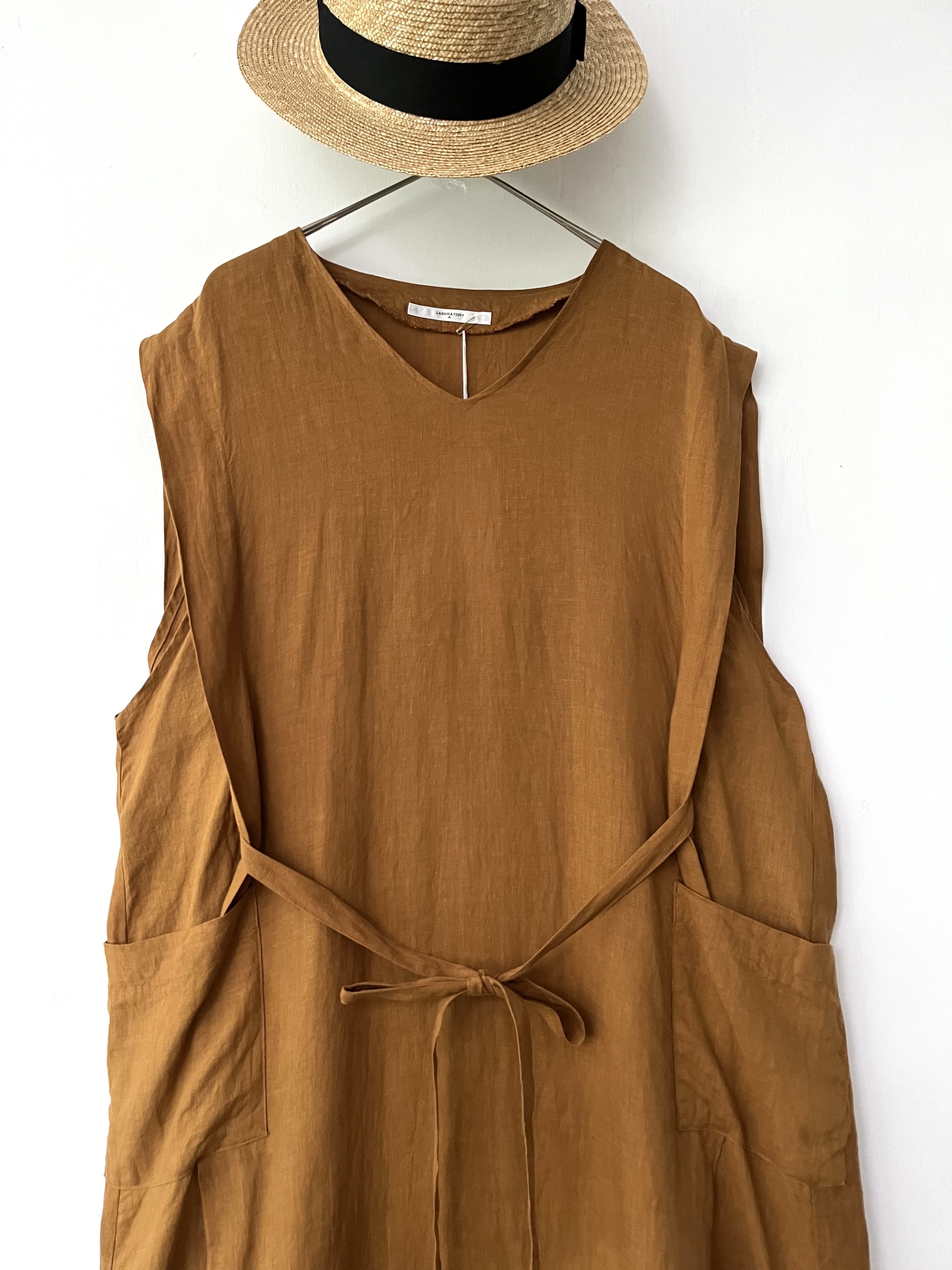 日本製駱駝色背心ops