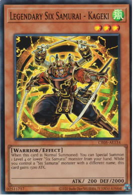CR05-AE134 Legendary Six Samurai - Kageki (SR)