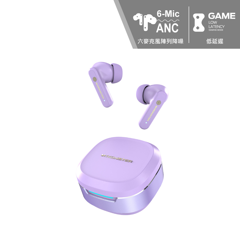 Hybrid六麥主動式降噪藍牙耳機 MON-QM10