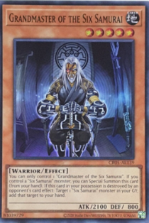 CR05-AE139 Grandmaster of the Six Samurai (SR)