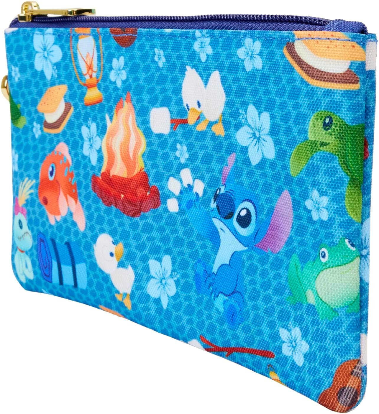 LOUNGEFLY-史迪奇 可愛風尼龍手拿包 WDBK3646