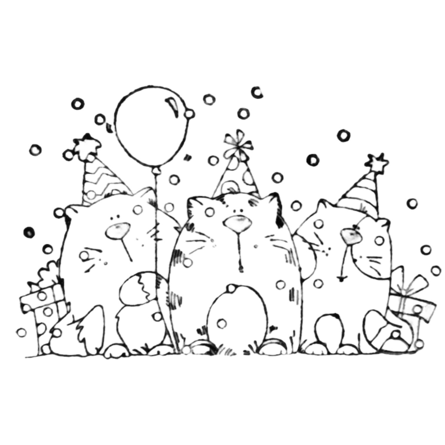 TS水晶印章 |TSS09 氣球喵