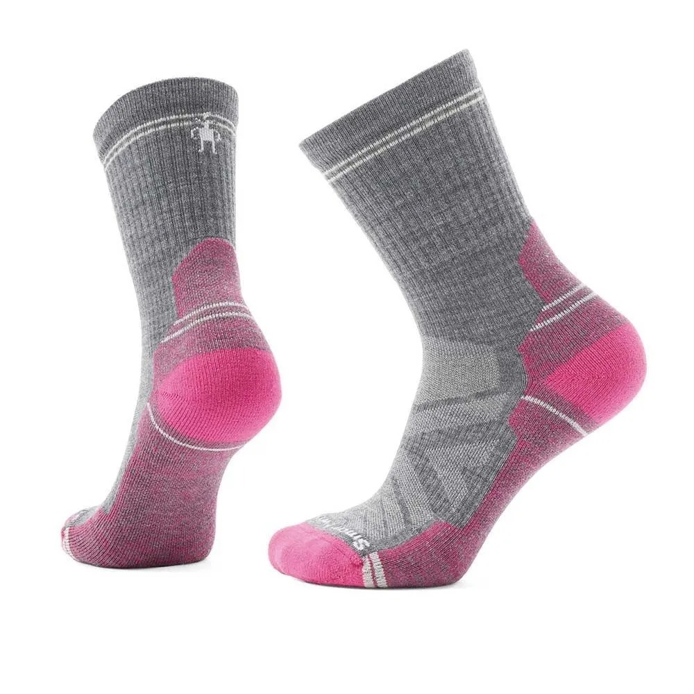 【Smartwool】女機能戶外全輕量減震條紋中長襪  冰霜綠、桃紅 / SW001573