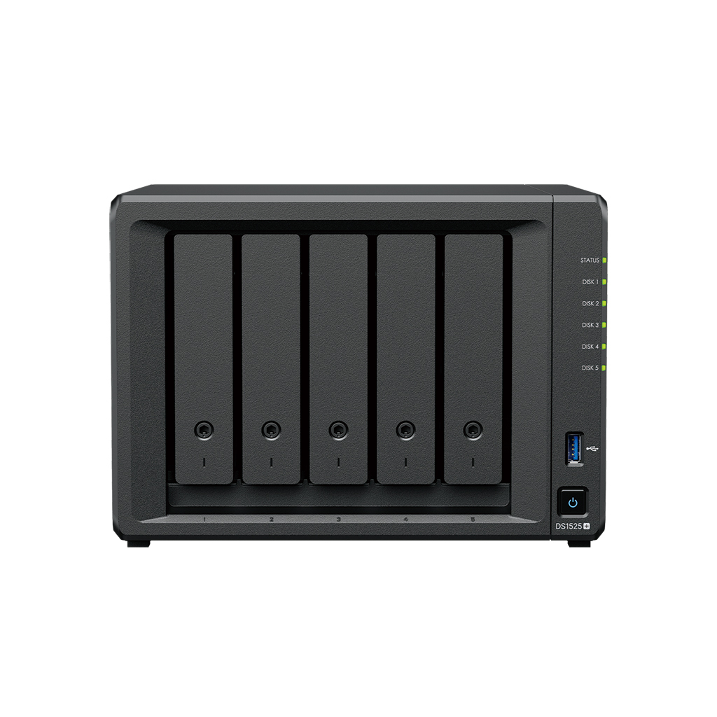 Synology 群暉 DS1525+ 5Bay 8GB NAS 網路儲存伺服器 DS1525 Plus