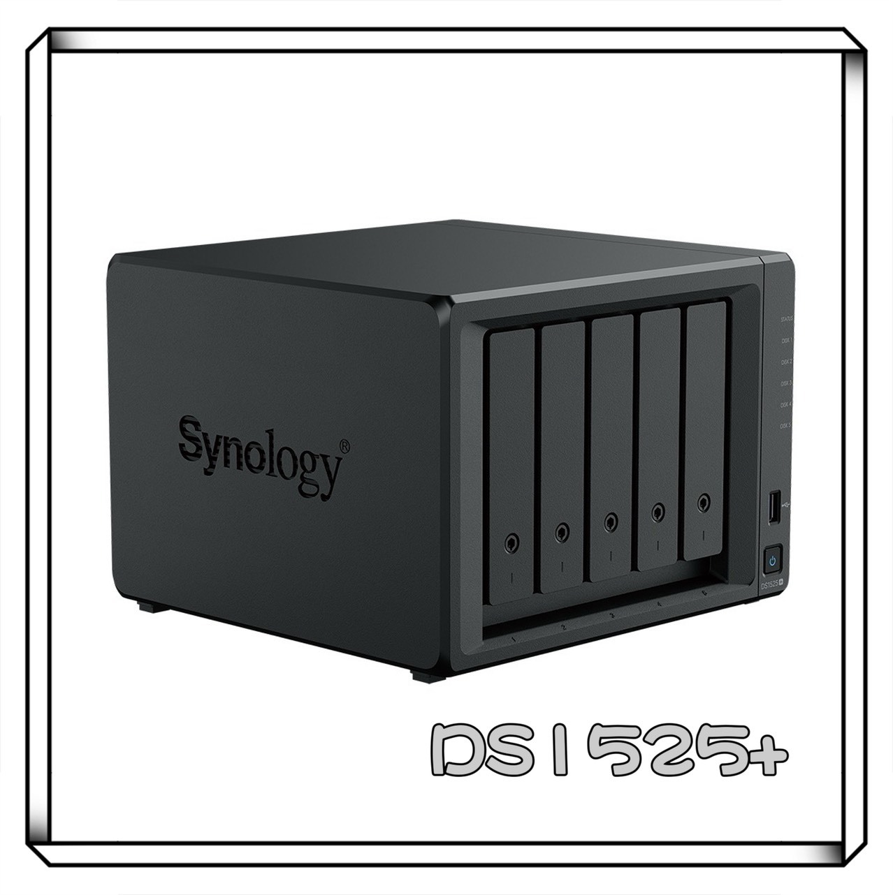 Synology 群暉 DS1525+ 5Bay 8GB NAS 網路儲存伺服器 DS1525 Plus