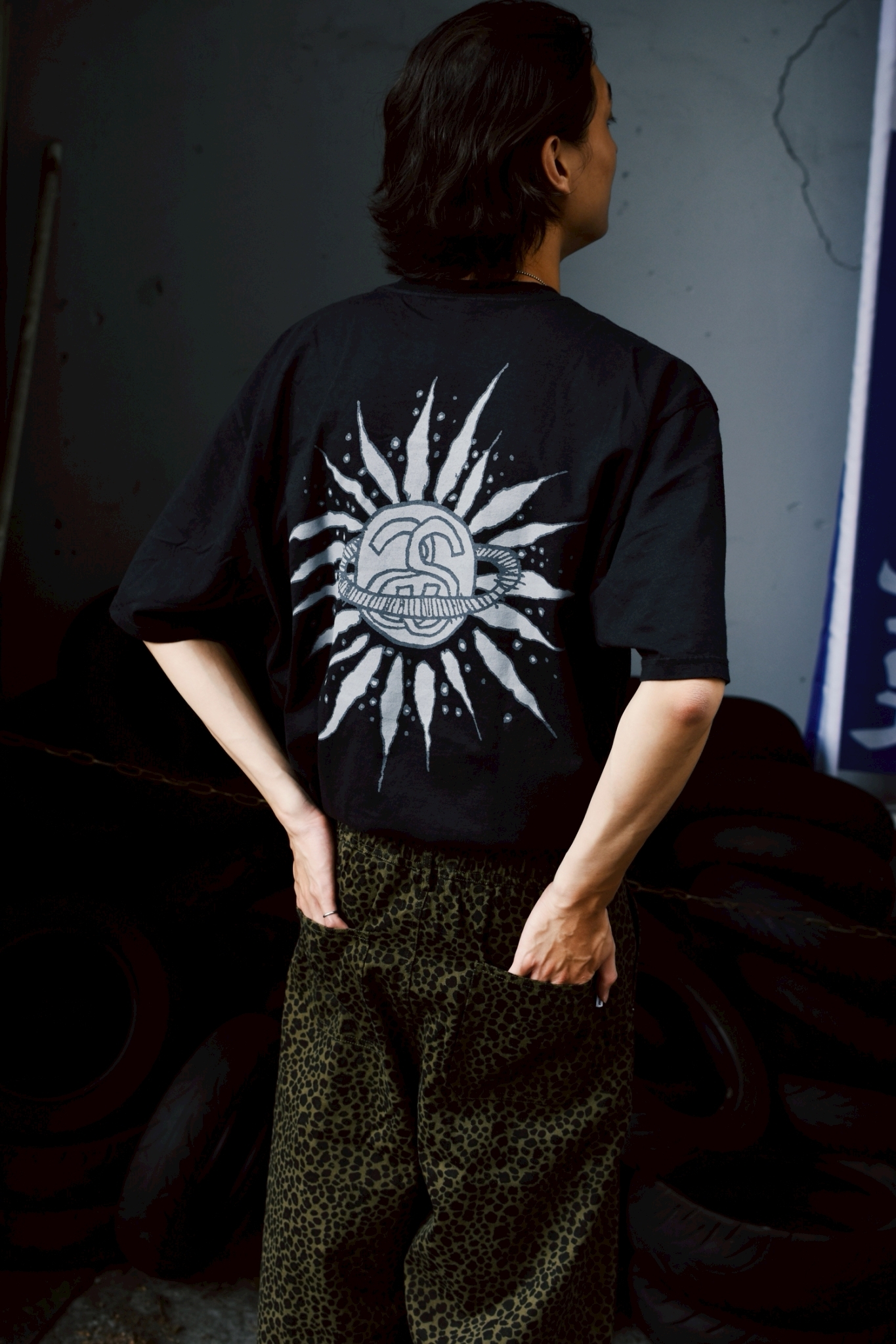 ☆ETW☆【EASY TO WEAR】Stussy 25SS LOOK BEYOND PIGMENT DYED TEE 星球 水洗 短袖 短T 短TEE