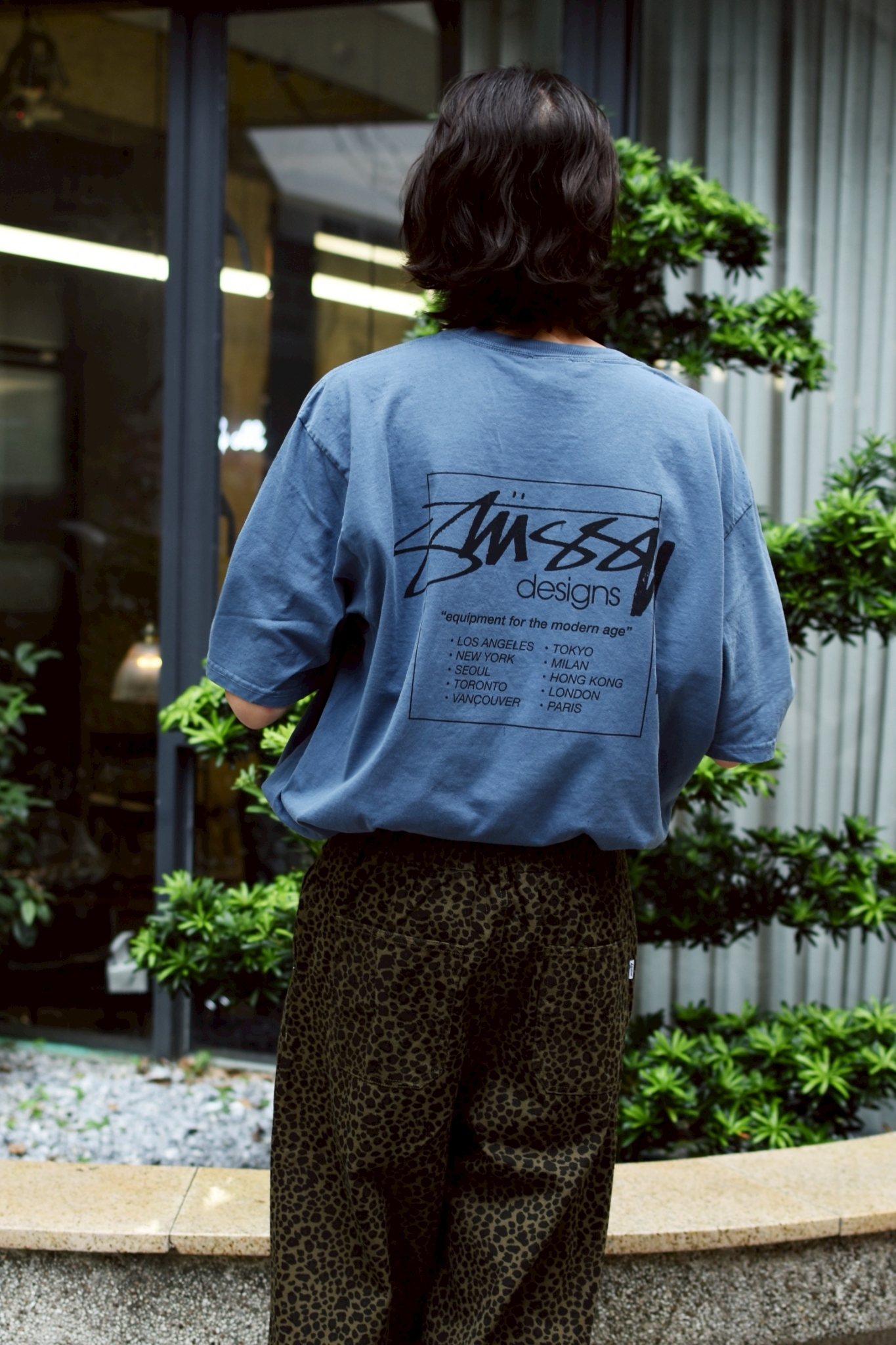 ☆ETW☆【EASY TO WEAR】Stussy MODERN AGE PIGMENT DYED TEE 設計 城市 水洗 短袖 短T 短TEE