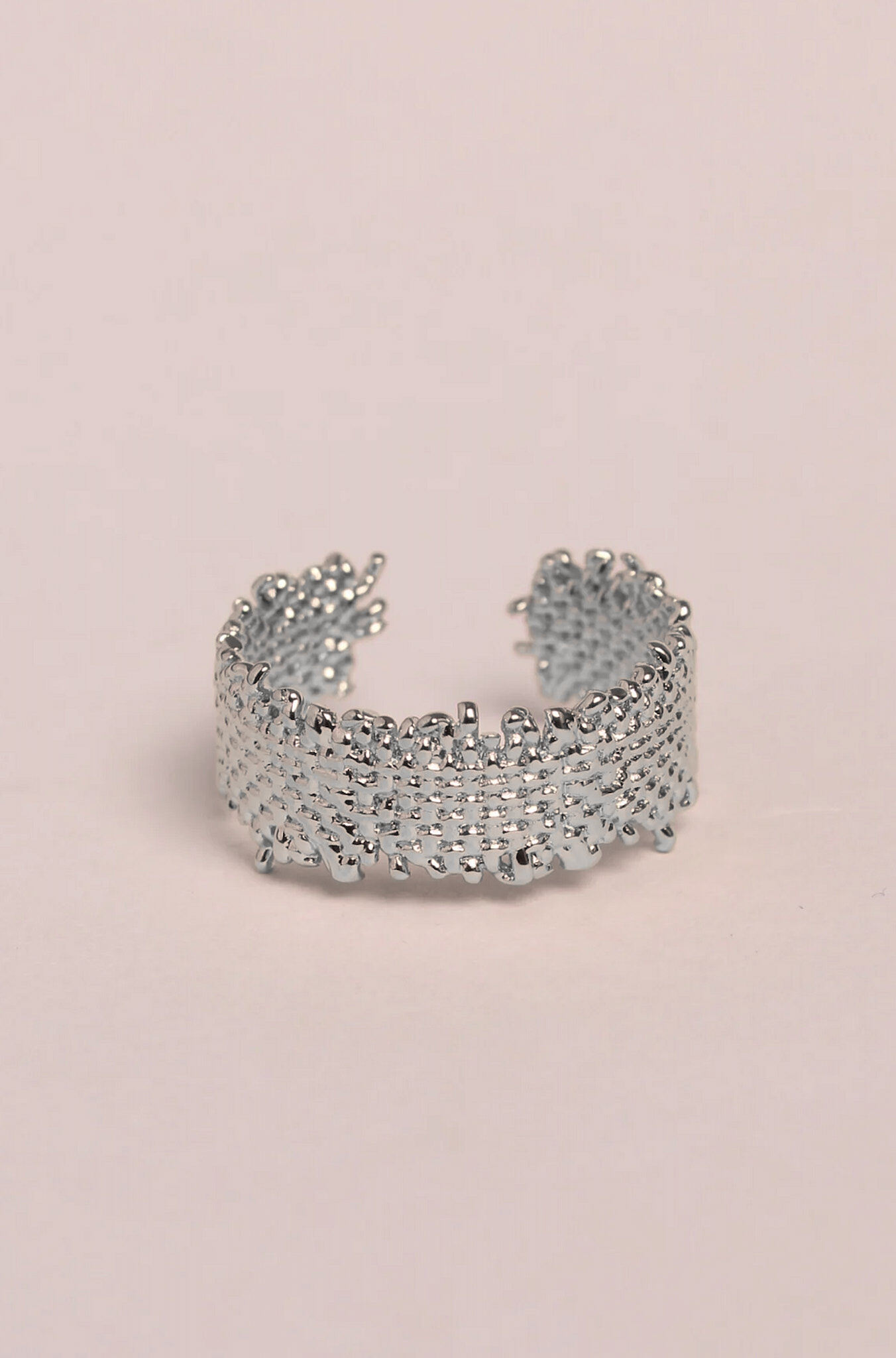 Waekura Ring Raphia - M Palladium (WA39)