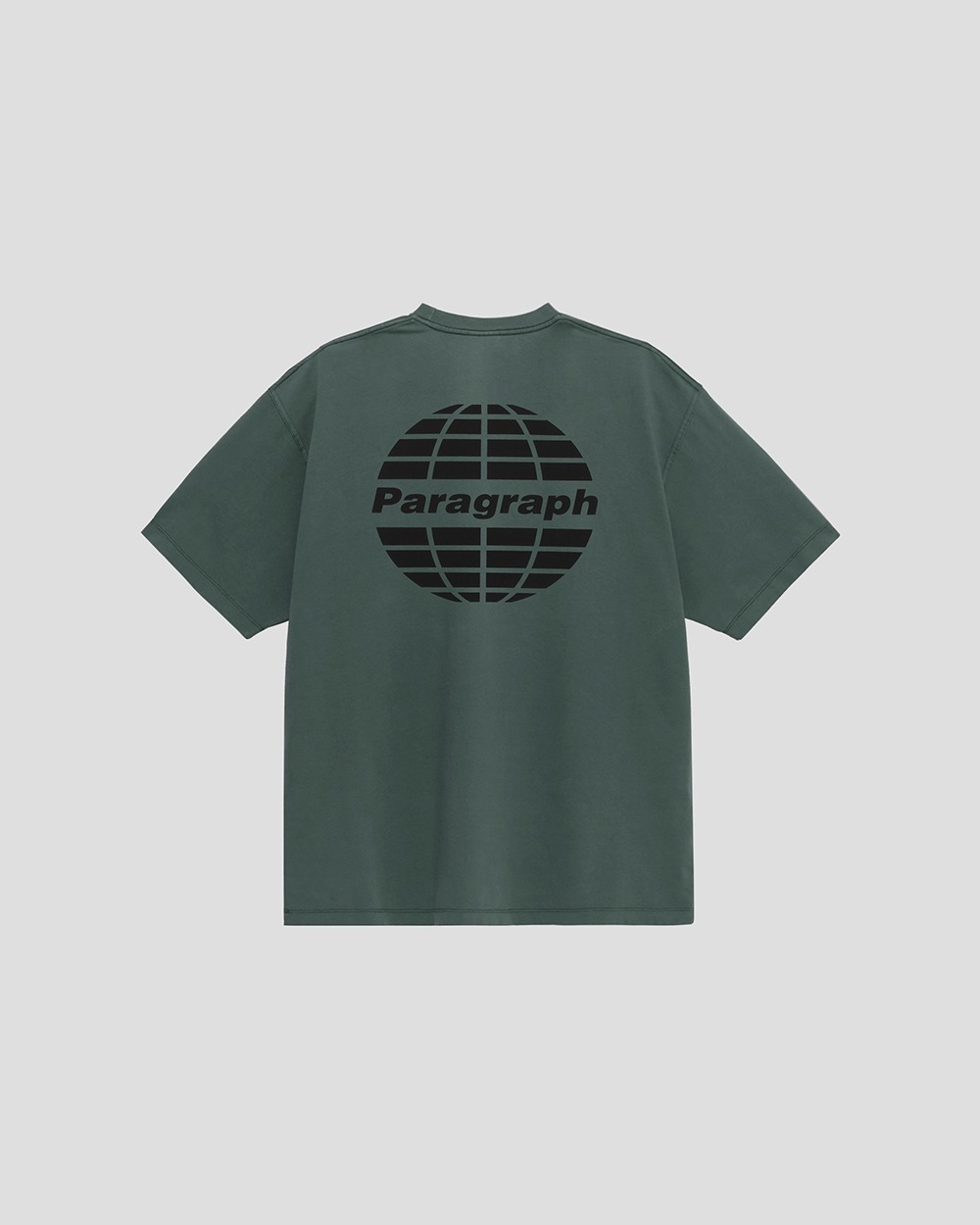 [PARAGRAPH]★25SS★韓国大人気★DAMAGED ELLIPSE LOGO T SHIRT PARAGRAPH STITCH ELLIPSE LOGO T SHIRT 縫線橢圓形標誌T