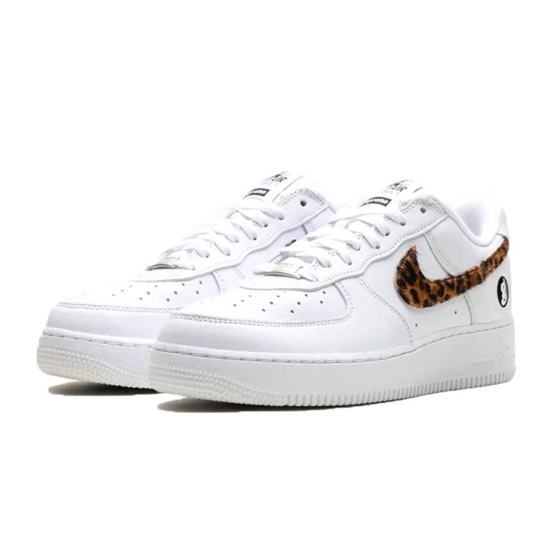 Supreme X GOODENOUGH X Nike Air Force 1 Low 三方聯名款 白/豹紋 男女鞋 IM3483-100 [台灣現貨]