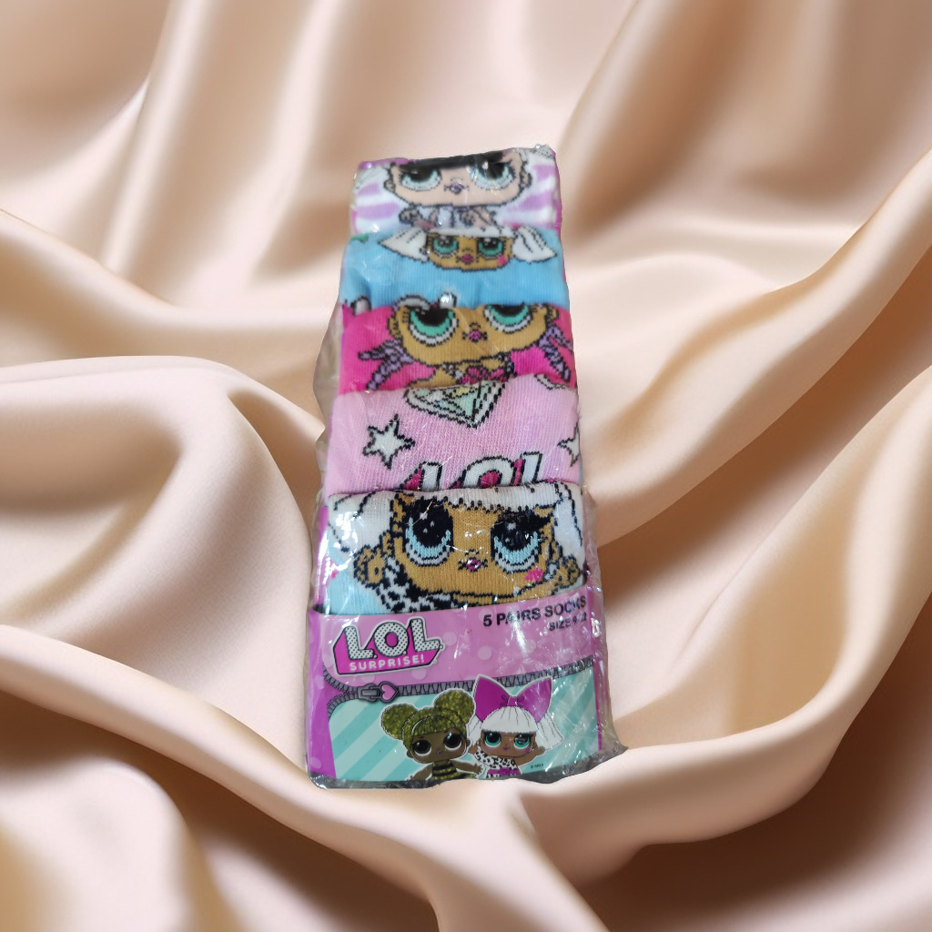 英國國直送 LOL9-12UK SHOE SIZE 中襪 5對裝 清貨價