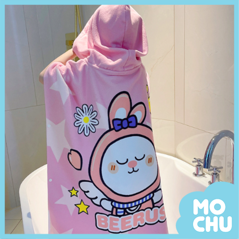 比魯斯兔連帽浴袍