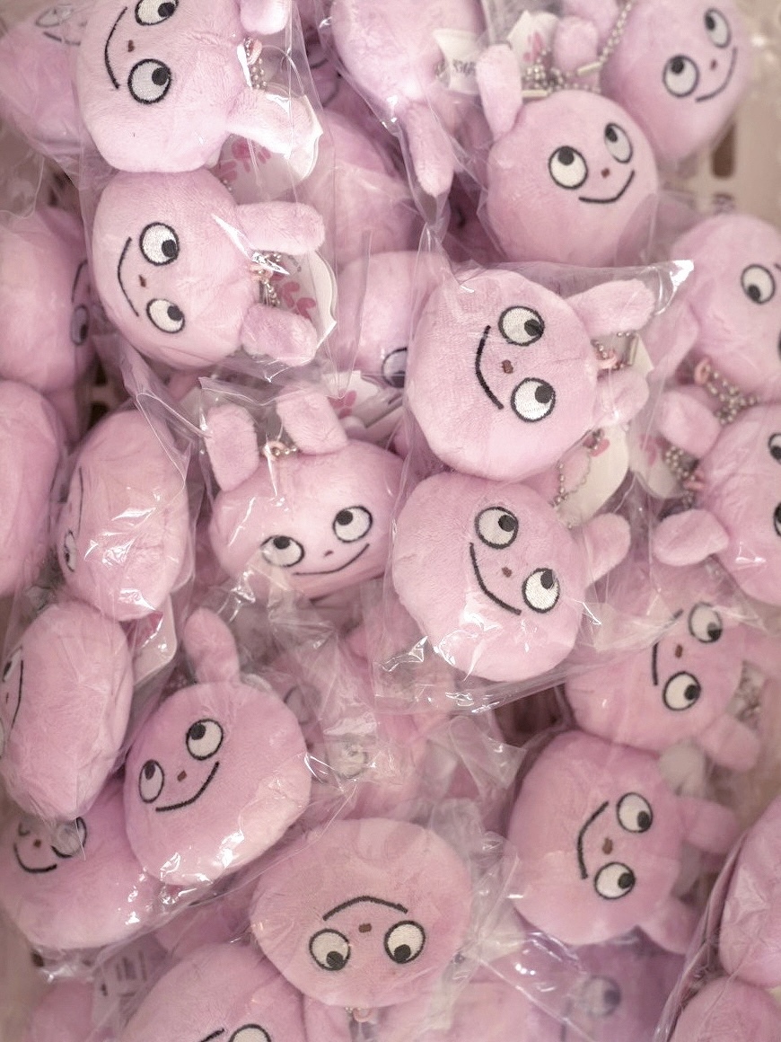 戀愛兔大頭珠鏈玩偶吊飾