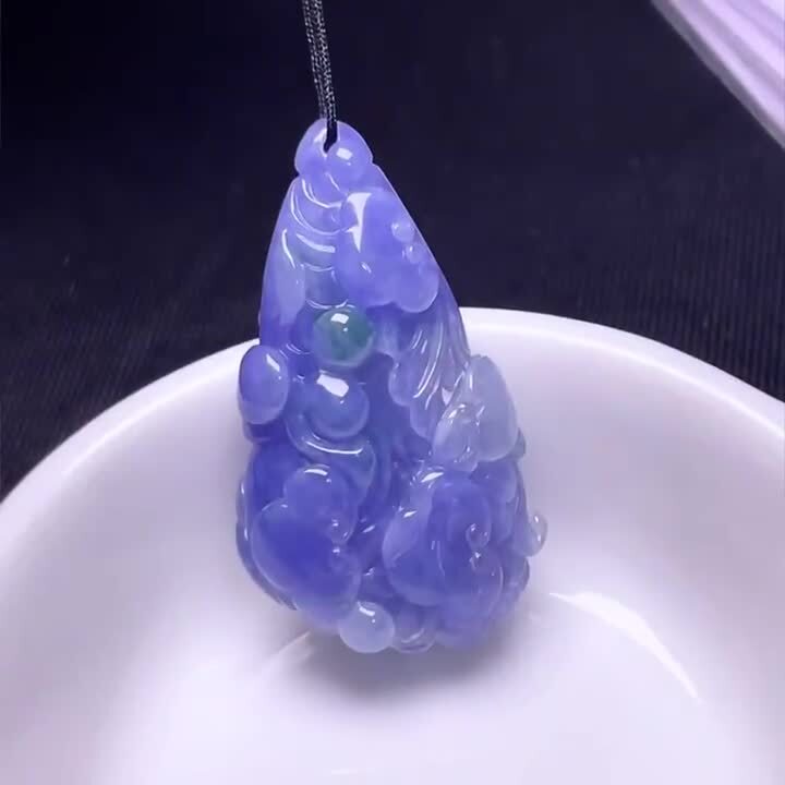 翡翠白菜吊墜,天然翡翠A玉, 緬甸玉, Jade, Jadeite