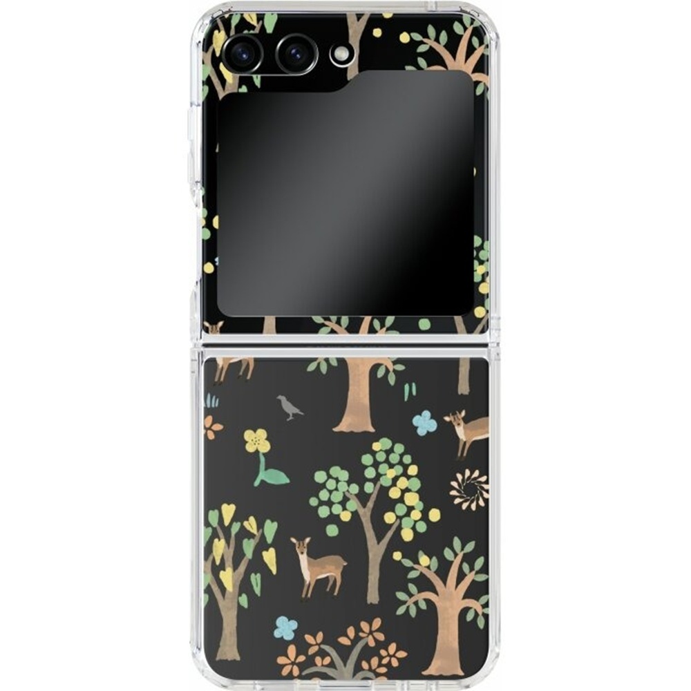 inblooom x The Hood Hybrid Z Case-Samsung Galaxy Z Flip5/Formosan Muntjac in Mountains/Sunny Day