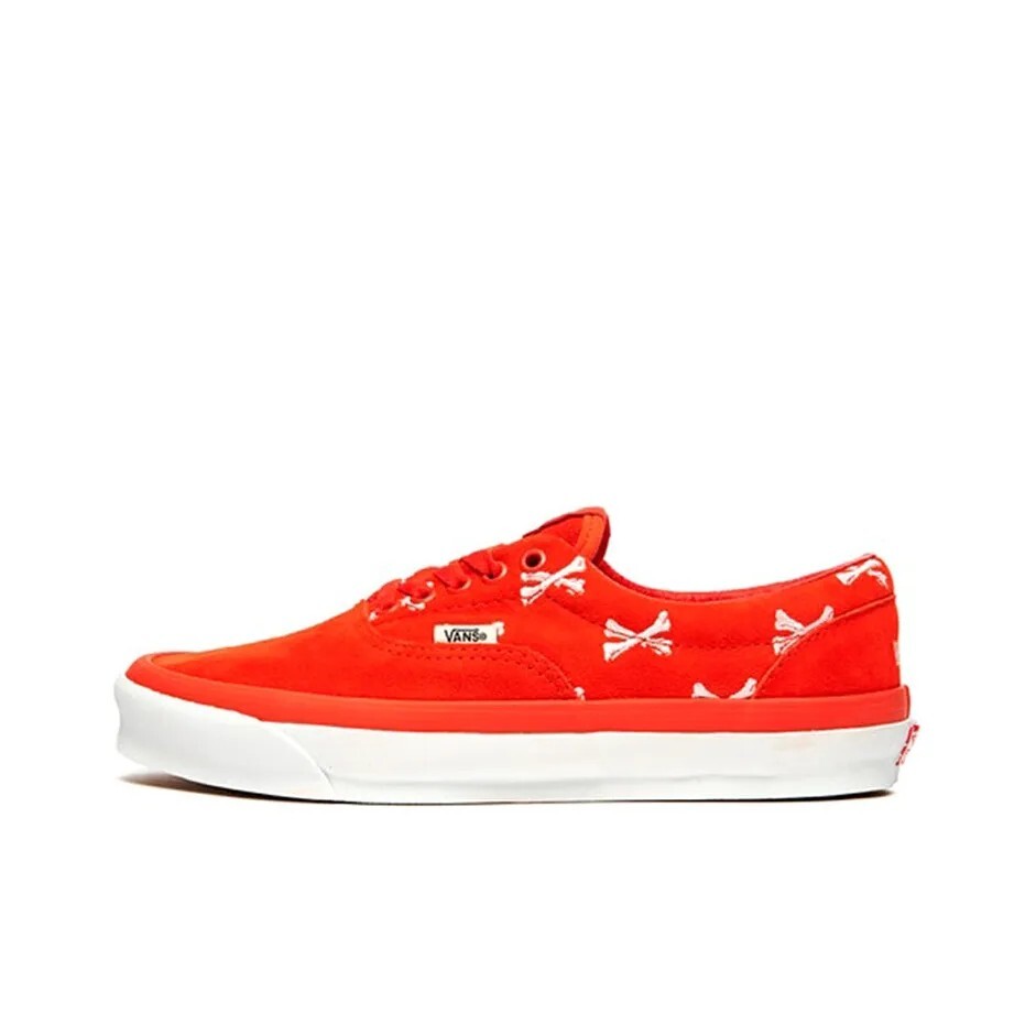 Wtaps x Vans Era Bones Orange 橘骨頭白 休閒帆布鞋 VN0A4BVA20Q