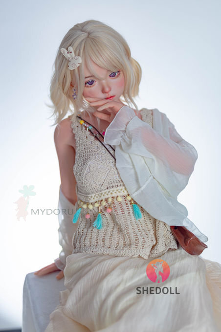 SHEDOLL 148cm 朵朵 D-cup 矽膠 金髮 美少女