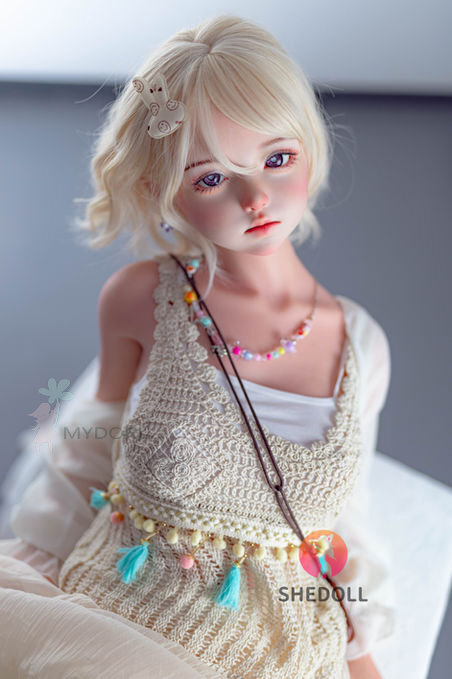 SHEDOLL 148cm 朵朵 D-cup 矽膠 金髮 美少女