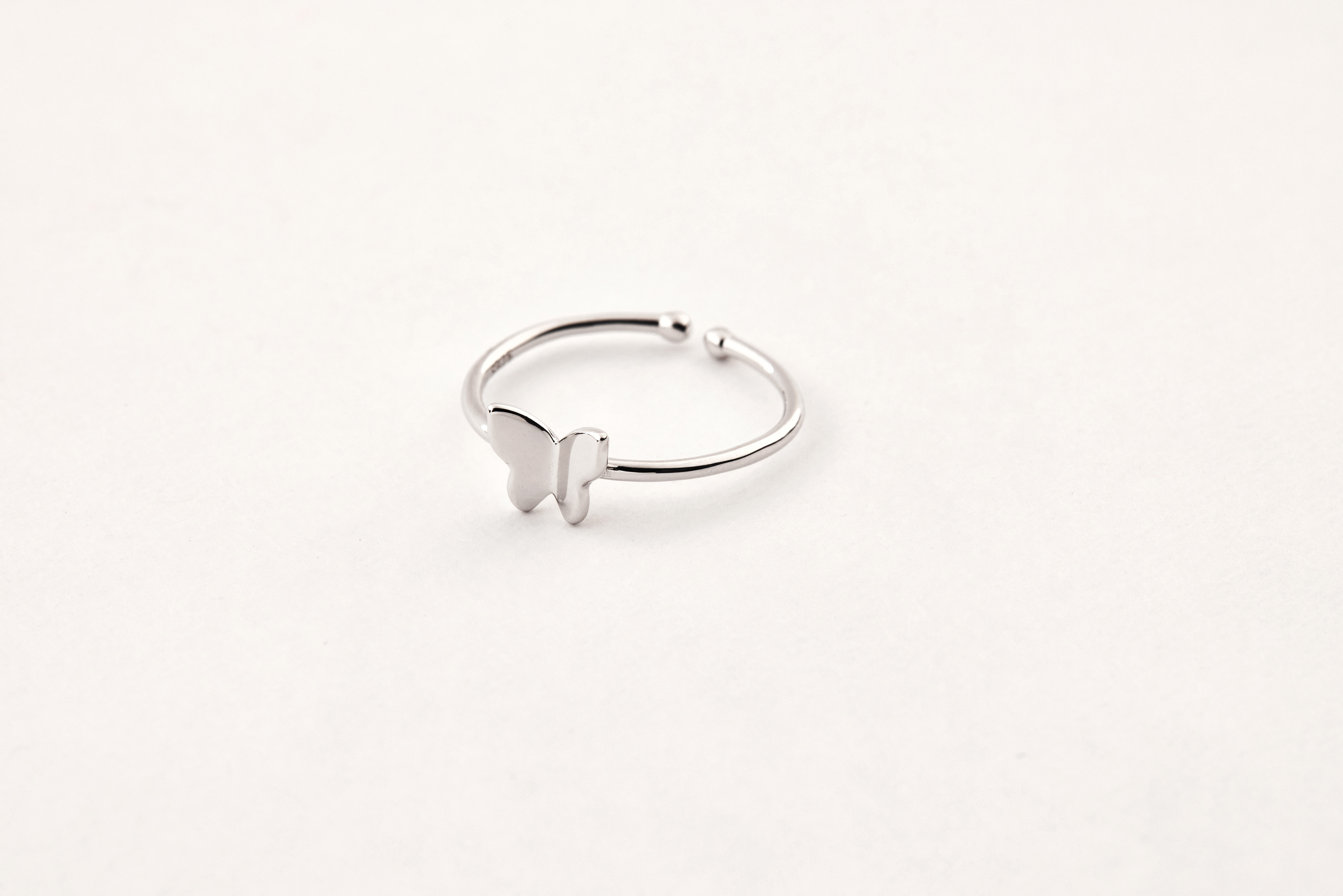 R1121 | 純銀蝴蝶尾戒戒指