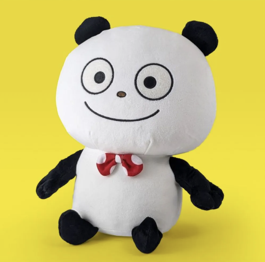 開心熊貓坐姿玩偶娃娃（2 size）