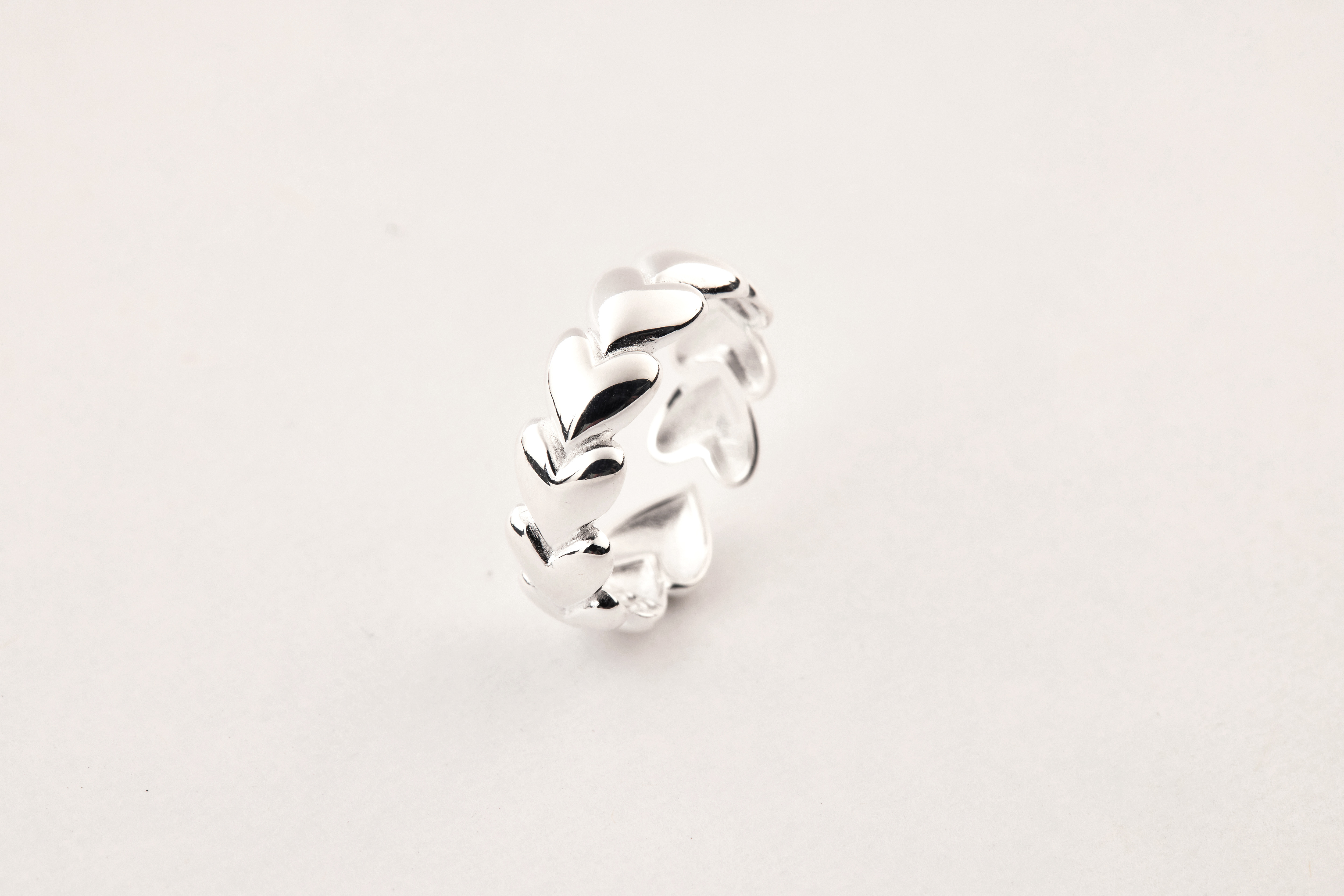 R1123  | 純銀愛心尾戒戒指